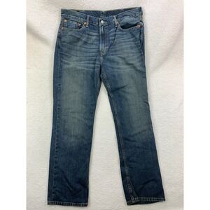 Levi's Men's 38x32 Straight Leg Jeans Blue 100% Cotton‎ Vintage Wash